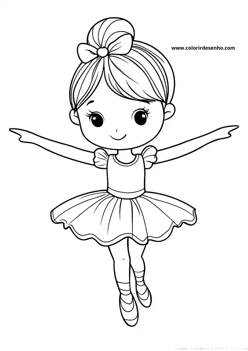 Ballerina Coloring Sheet 10