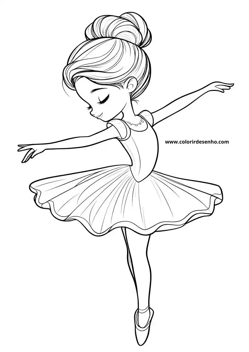 Ballerina Coloring Sheet 5
