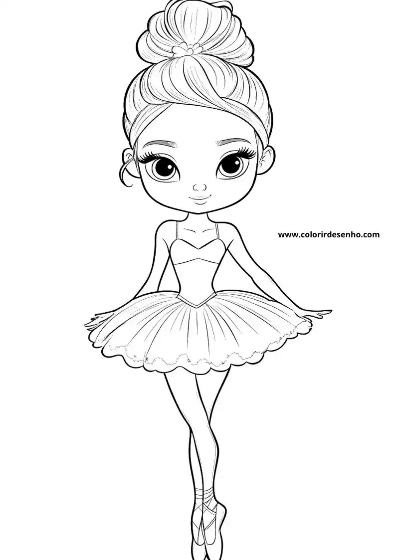 Ballerina Coloring Sheet 6