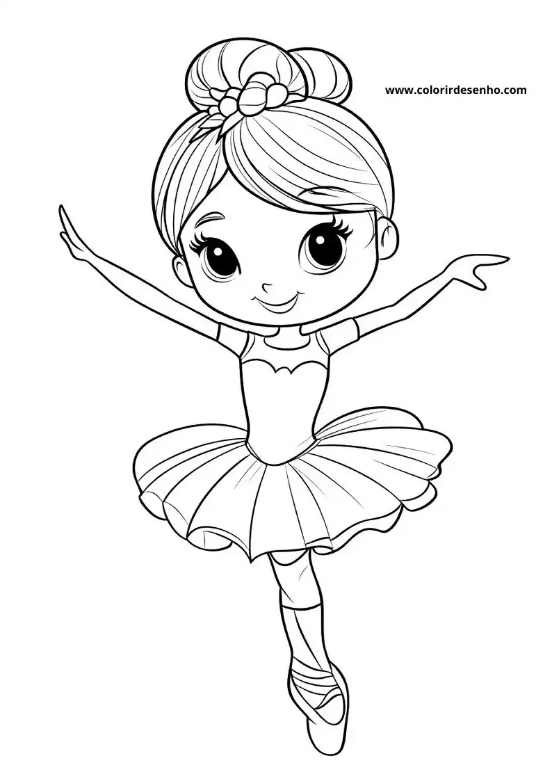 Ballerina Coloring Sheet 7