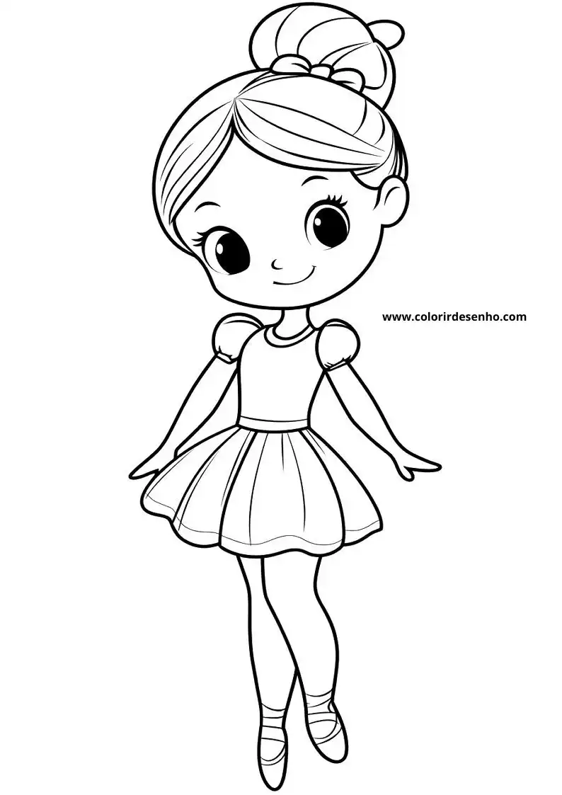 Ballerina Coloring Sheet 8