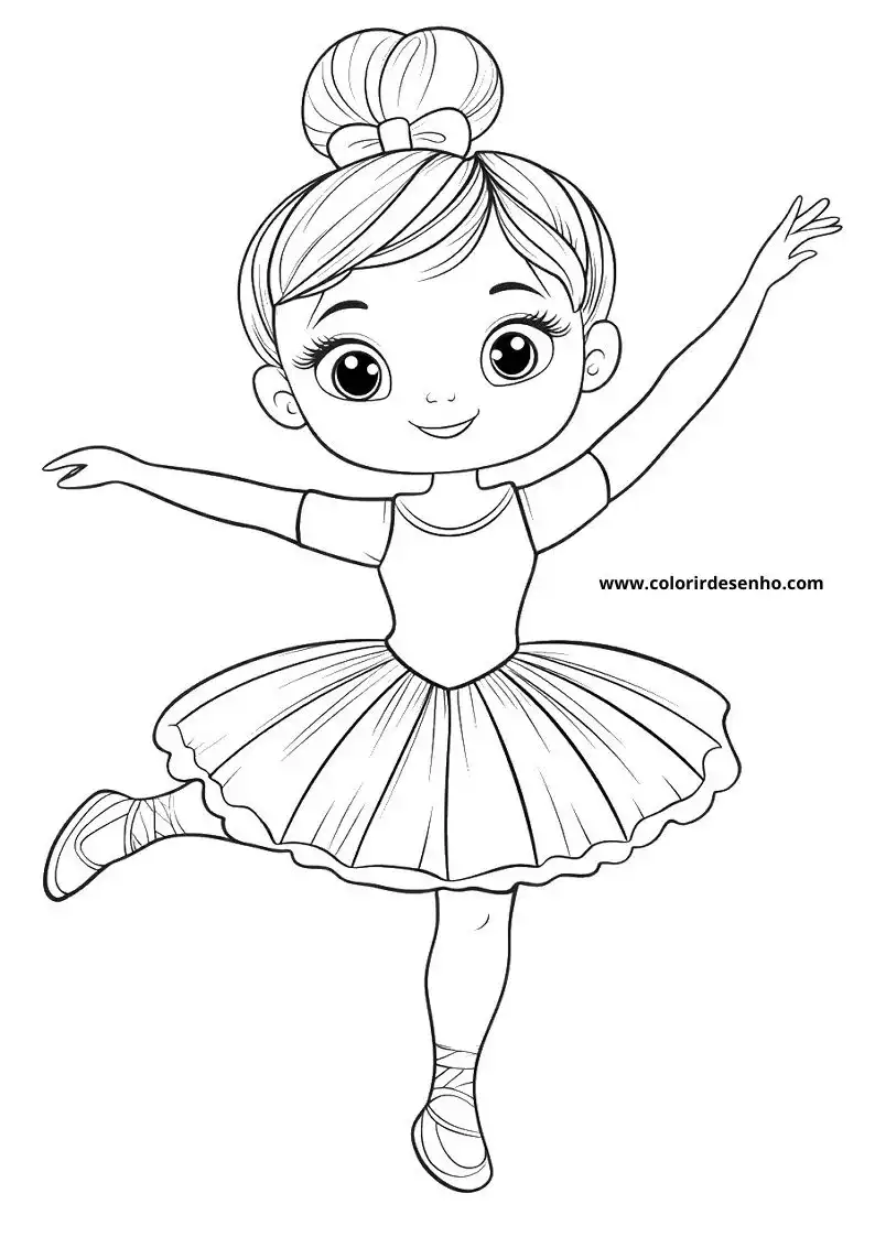 Ballerina Coloring Sheet 9