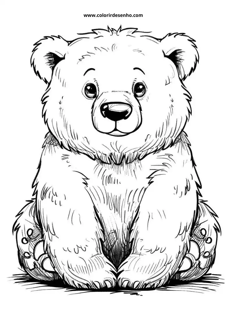 Bear Coloring Pages (235+ Free Printables) 162 Bear 10898