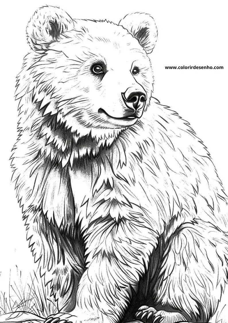 Bear Coloring Pages (235+ Free Printables) 127 Bear 10933