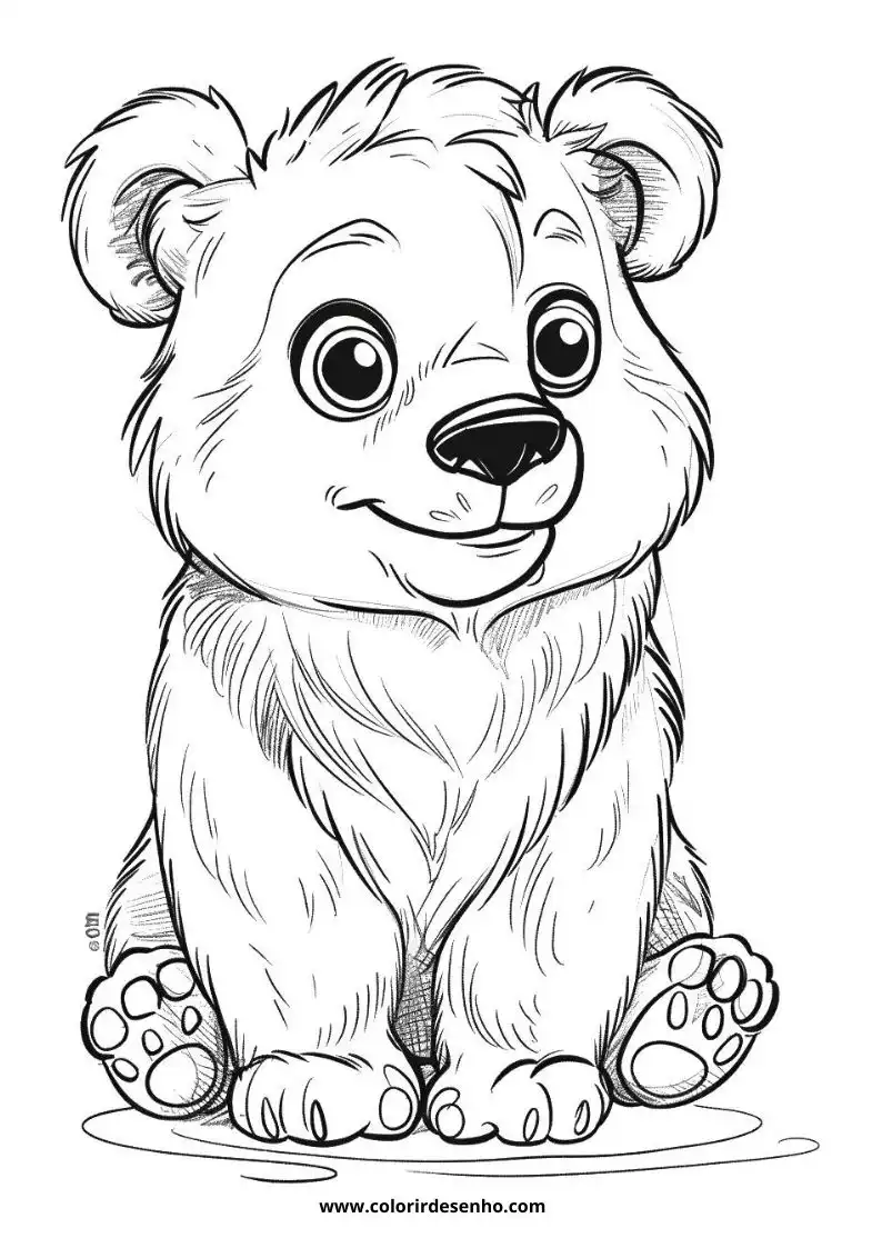 Bear Coloring Pages 7