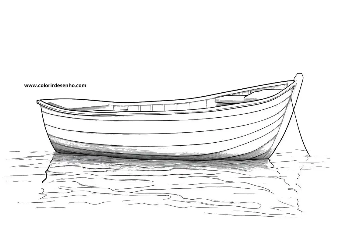 Beautiful Boat Coloring Pages 1