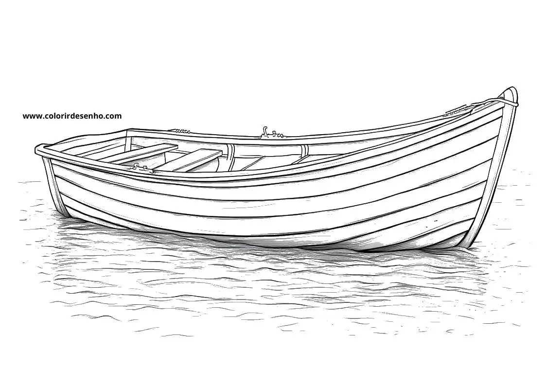Beautiful Boat Coloring Pages 4