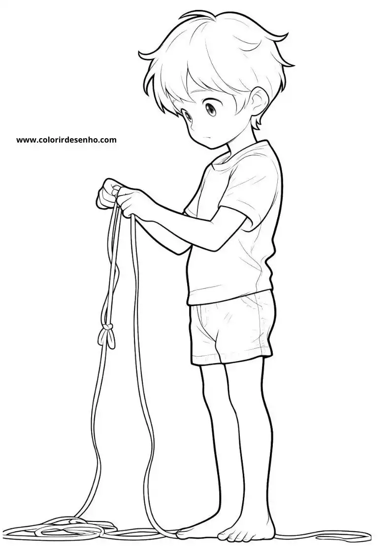 Beautiful Boy Coloring Pages 6