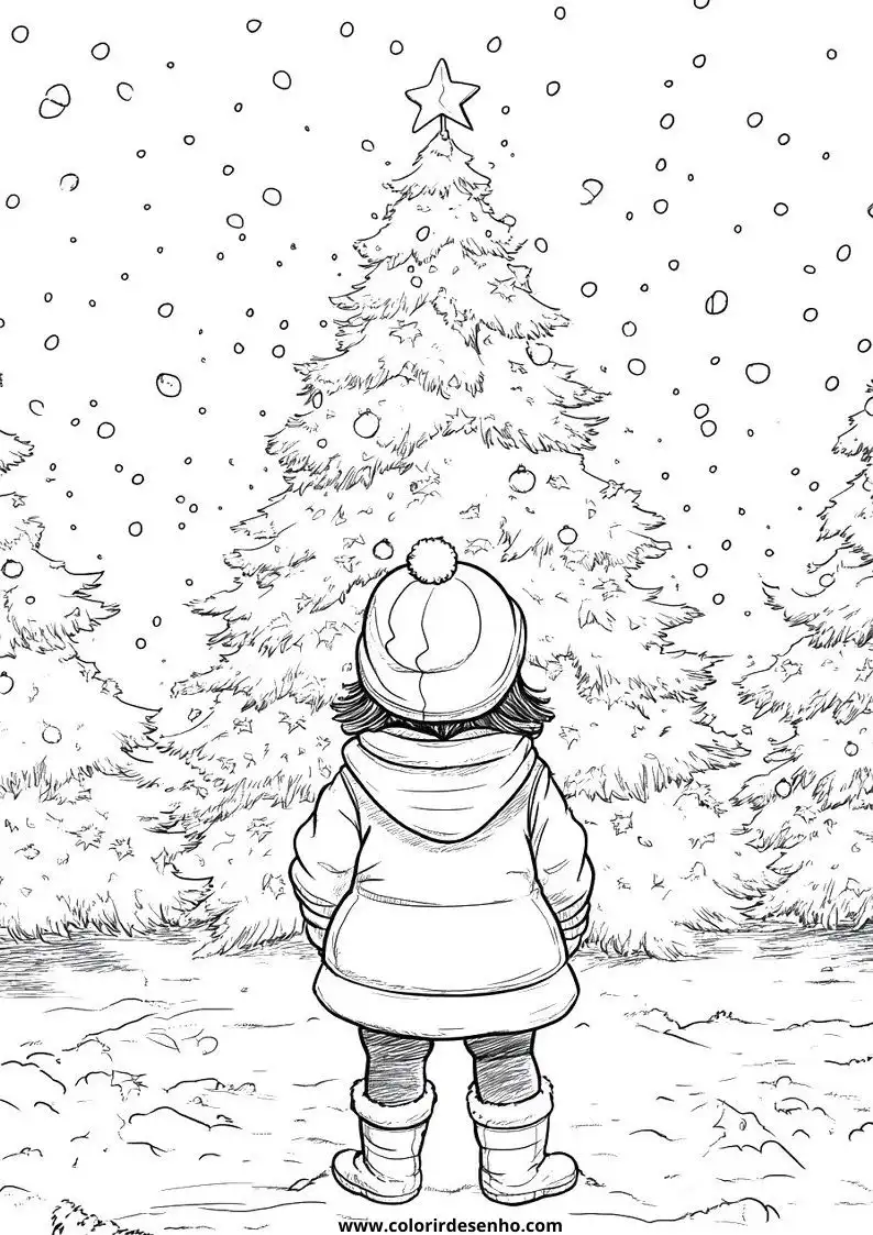 Beautiful Christmas Coloring Pages 10