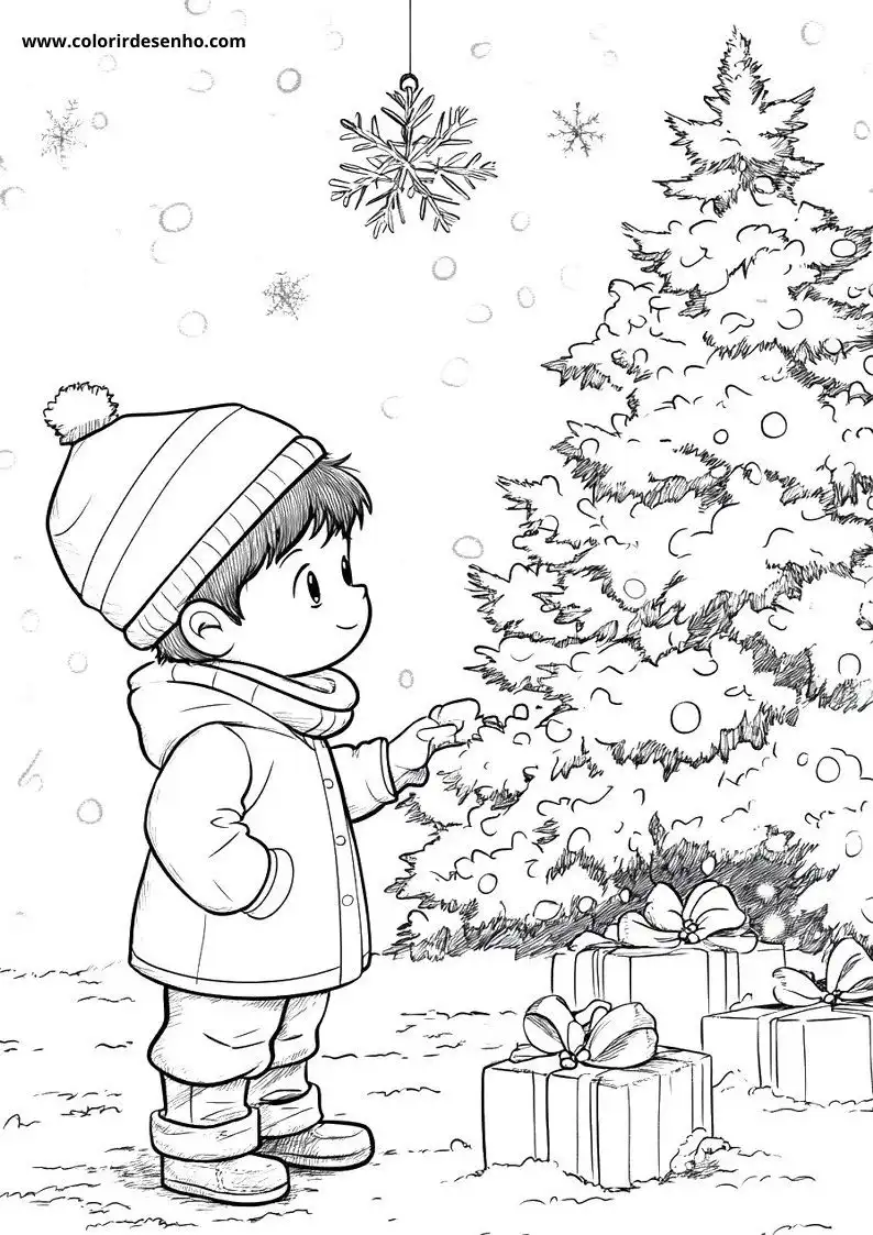 Beautiful Christmas Coloring Pages 7