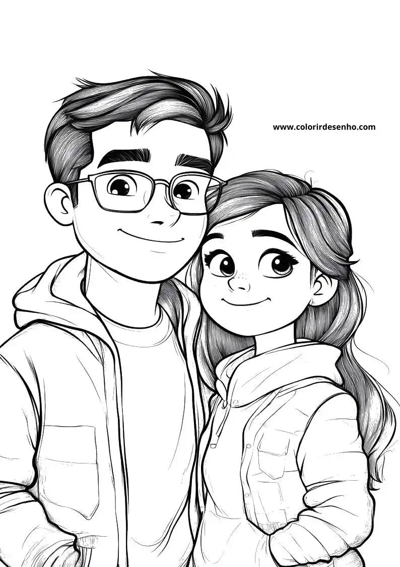 Beautiful Couples Coloring Pages 2