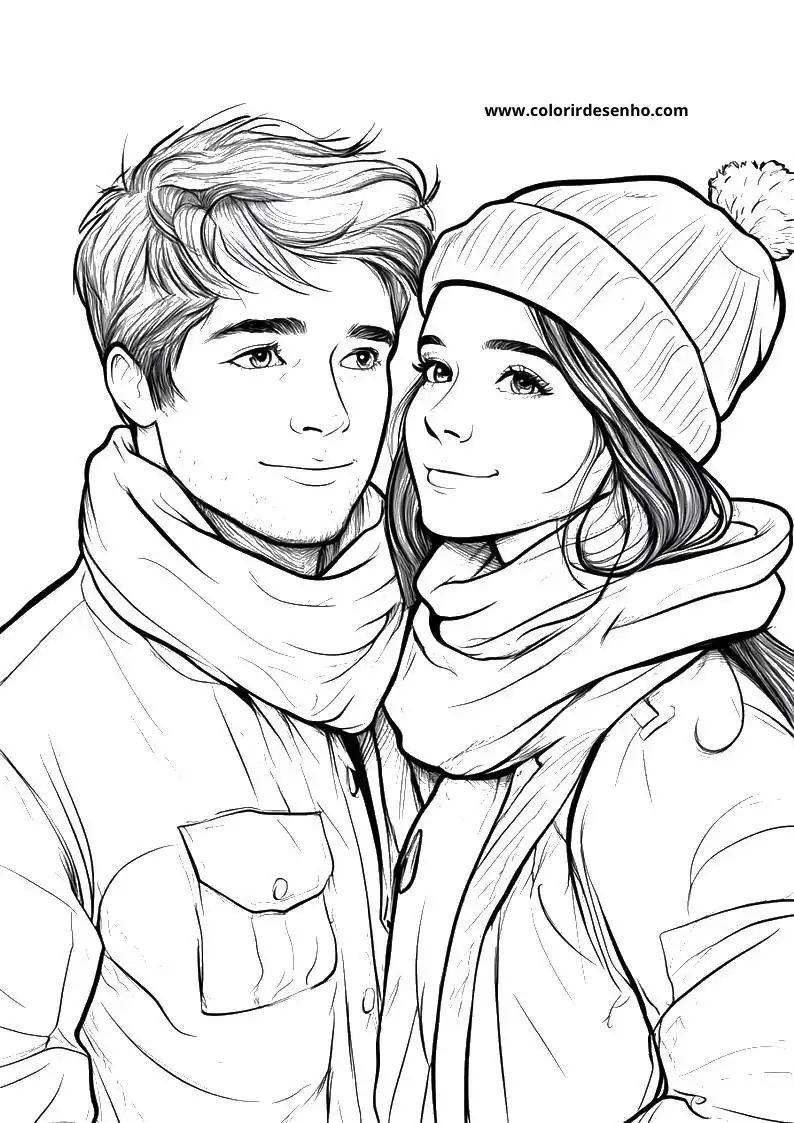 Beautiful Couples Coloring Pages 3
