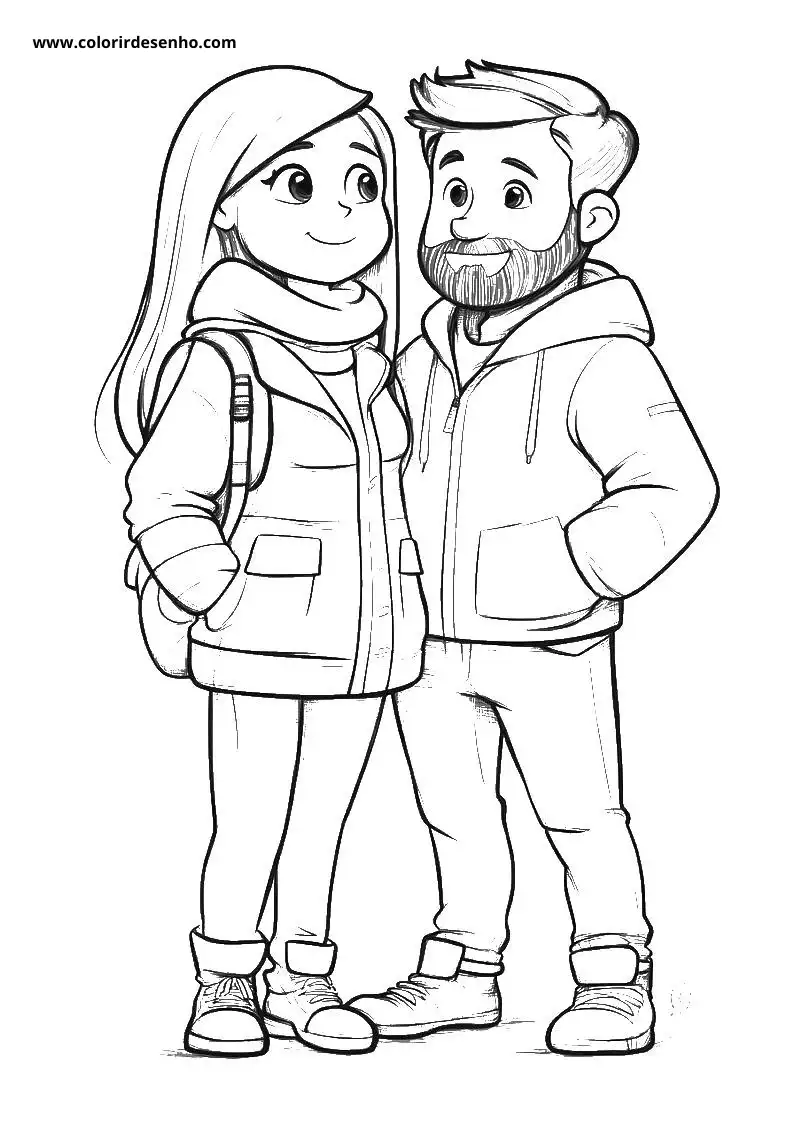 Beautiful Couples Coloring Pages 5