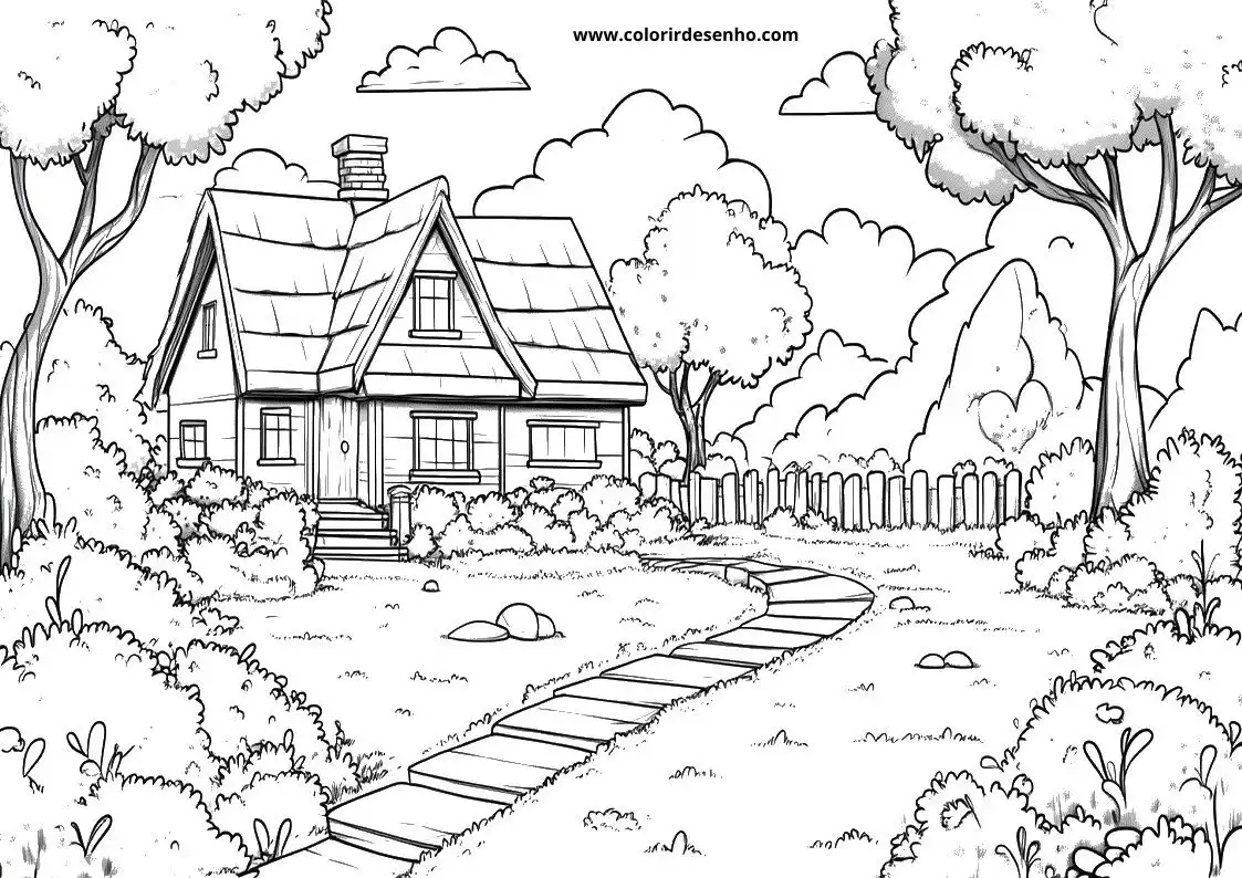 Beautiful Landscape Coloring Pages 2