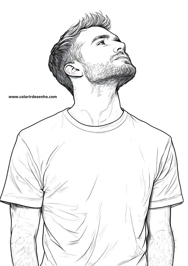 Beautiful Man Coloring Pages 2