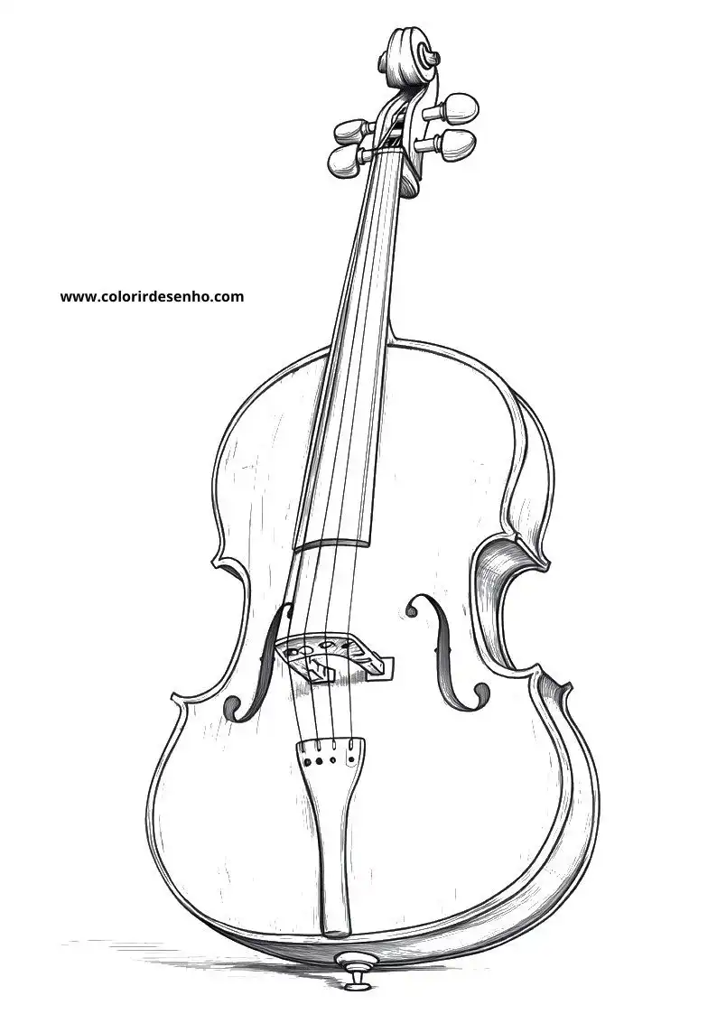 Beautiful Music Coloring Pages 1