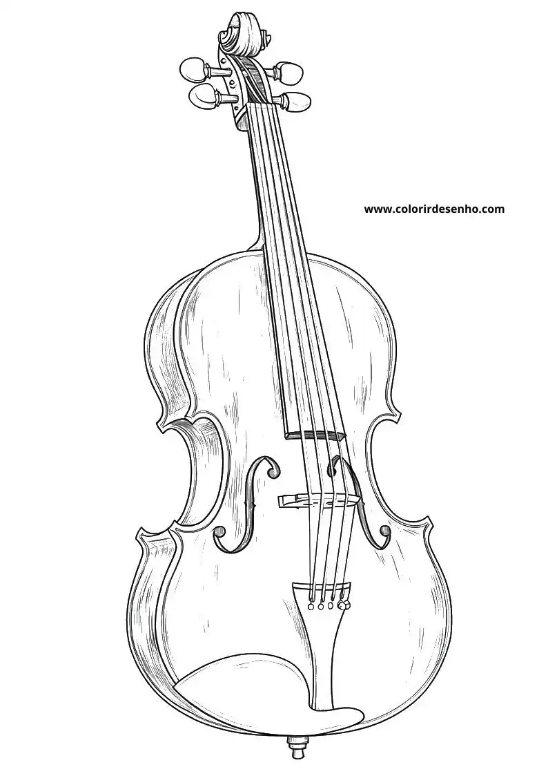 Beautiful Music Coloring Pages 3