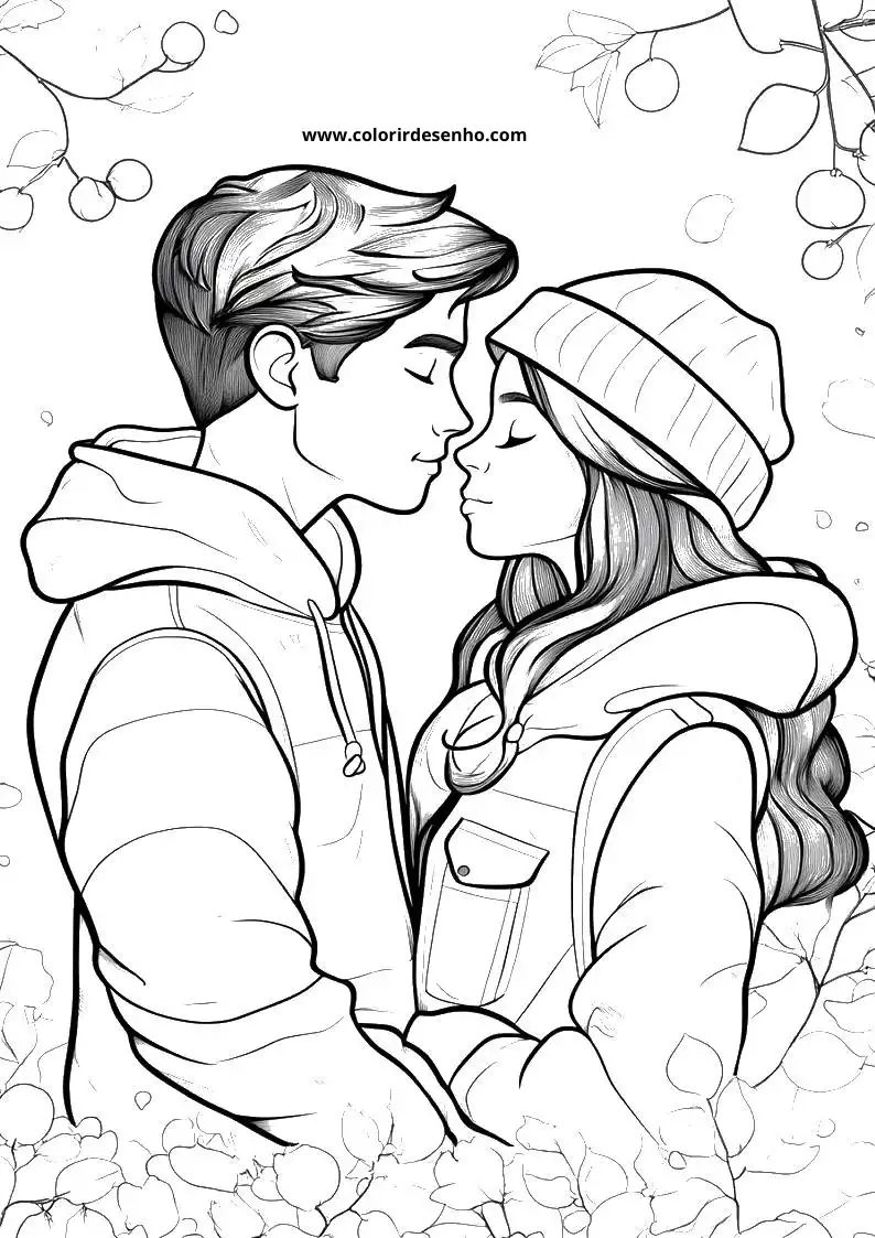 Beautiful Valentine’s Day Coloring Pages 1