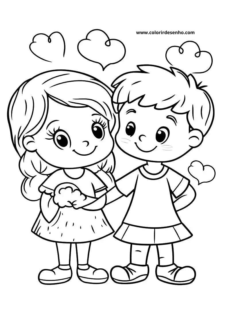 Beautiful Valentine’s Day Coloring Pages 4