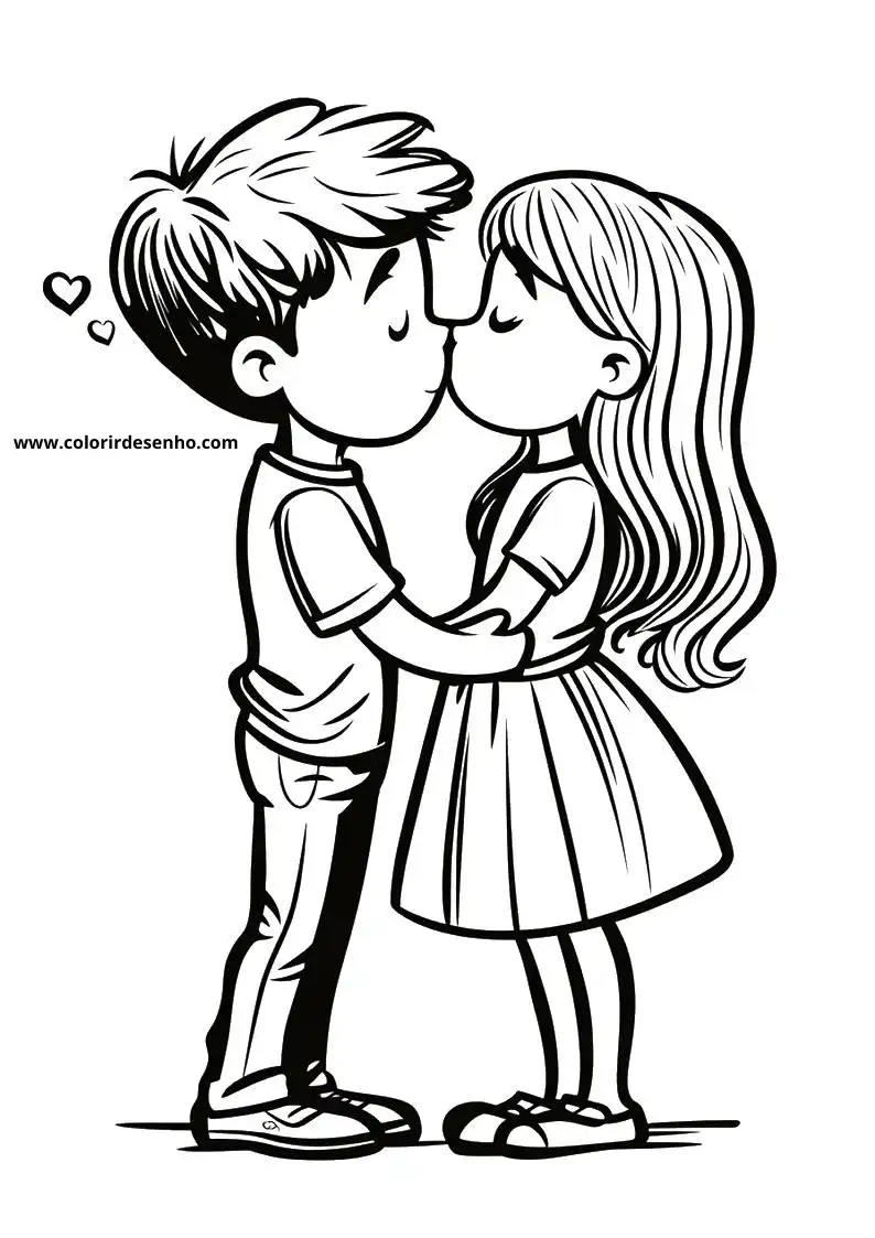 Beautiful Valentine’s Day Coloring Pages 6