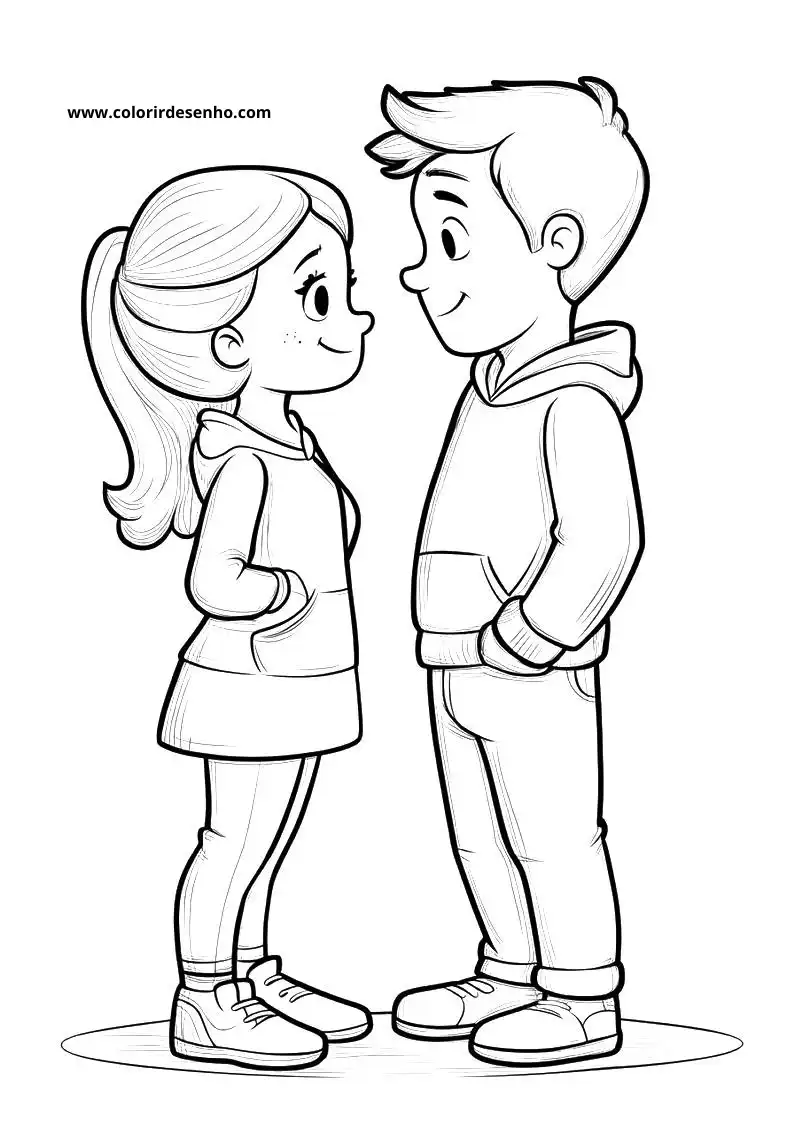 Beautiful Valentine’s Day Coloring Pages 7