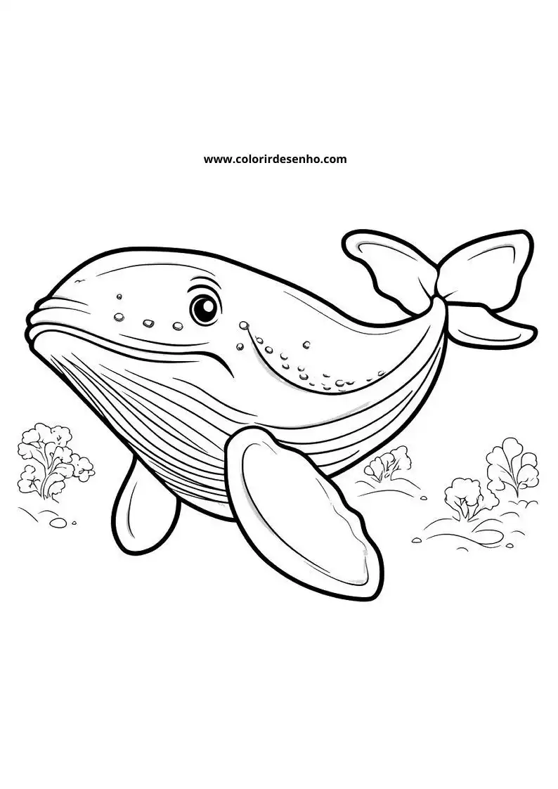 Whale Coloring Pages (139+ Free Printables) 7 Beautiful Whale 6303