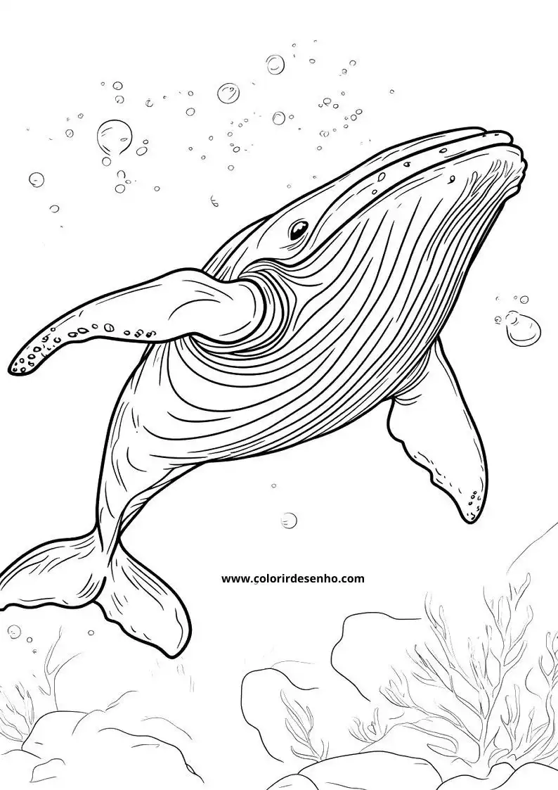 Whale Coloring Pages (139+ Free Printables) 4 Beautiful Whale 6306