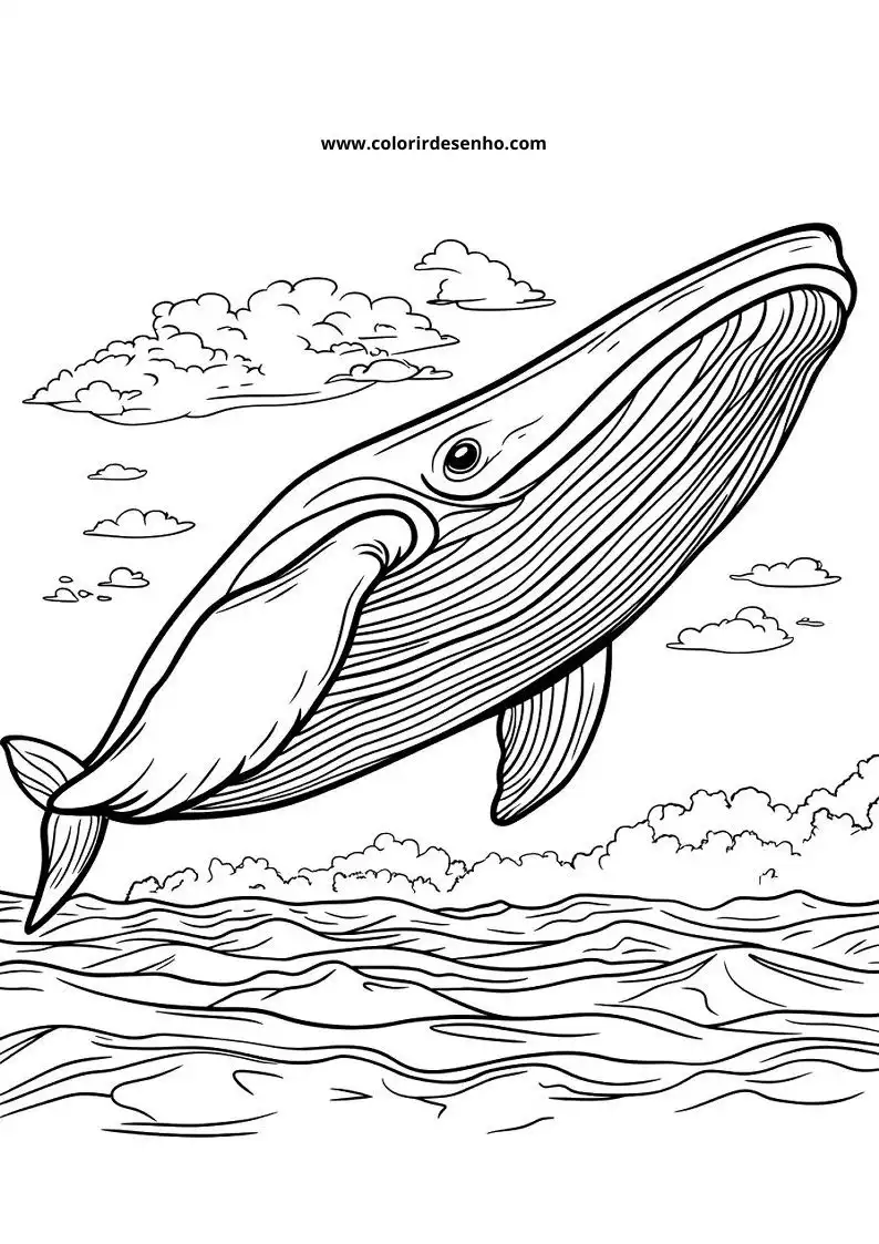Whale Coloring Pages (139+ Free Printables) 3 Beautiful Whale 6307