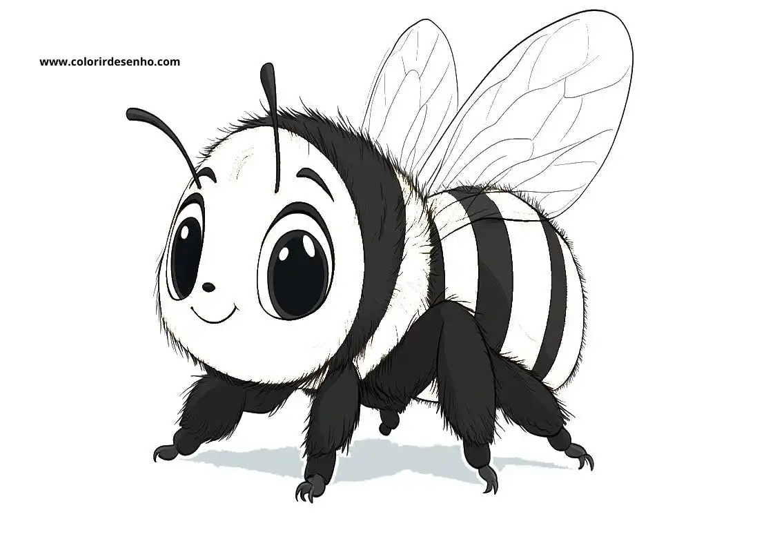 Bee Coloring Pages 7