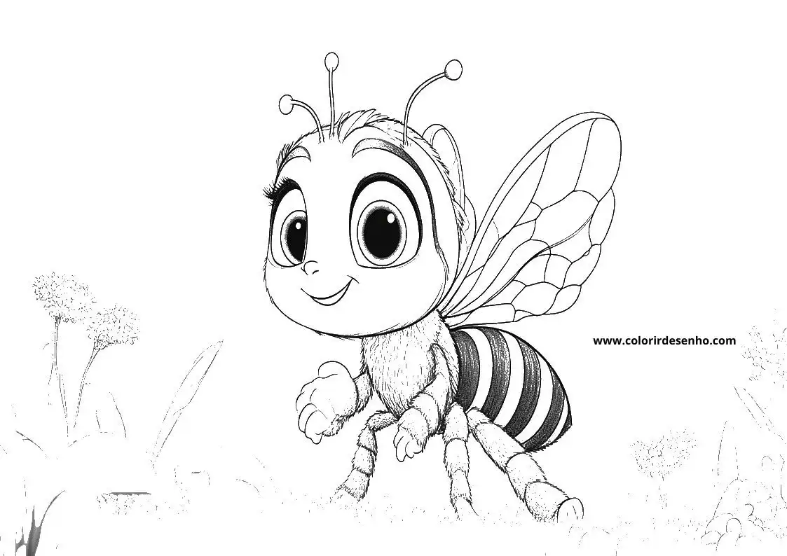 Bee Coloring Pages For All Ages 1