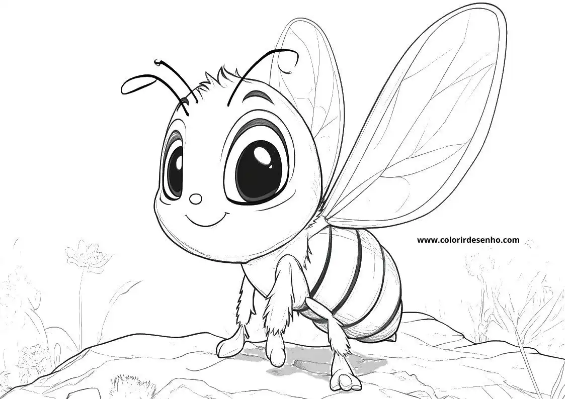 Bee Coloring Pages For All Ages 3
