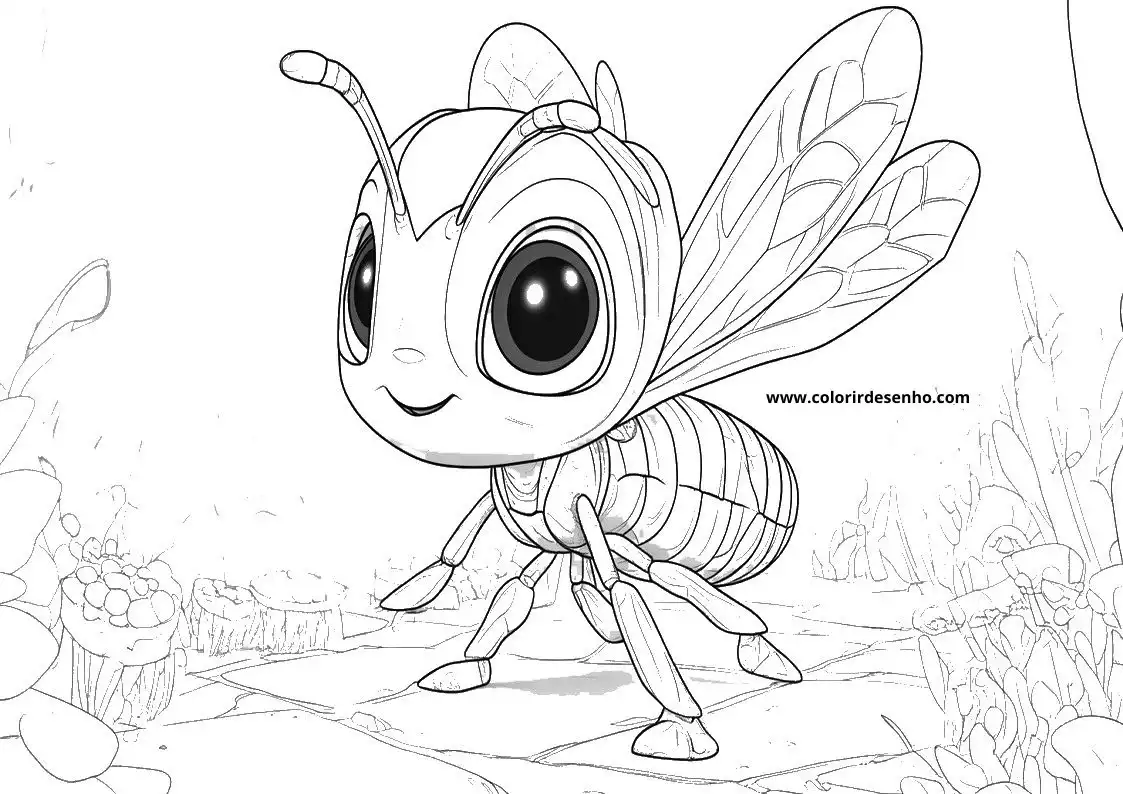 Bee Coloring Pages For All Ages 4