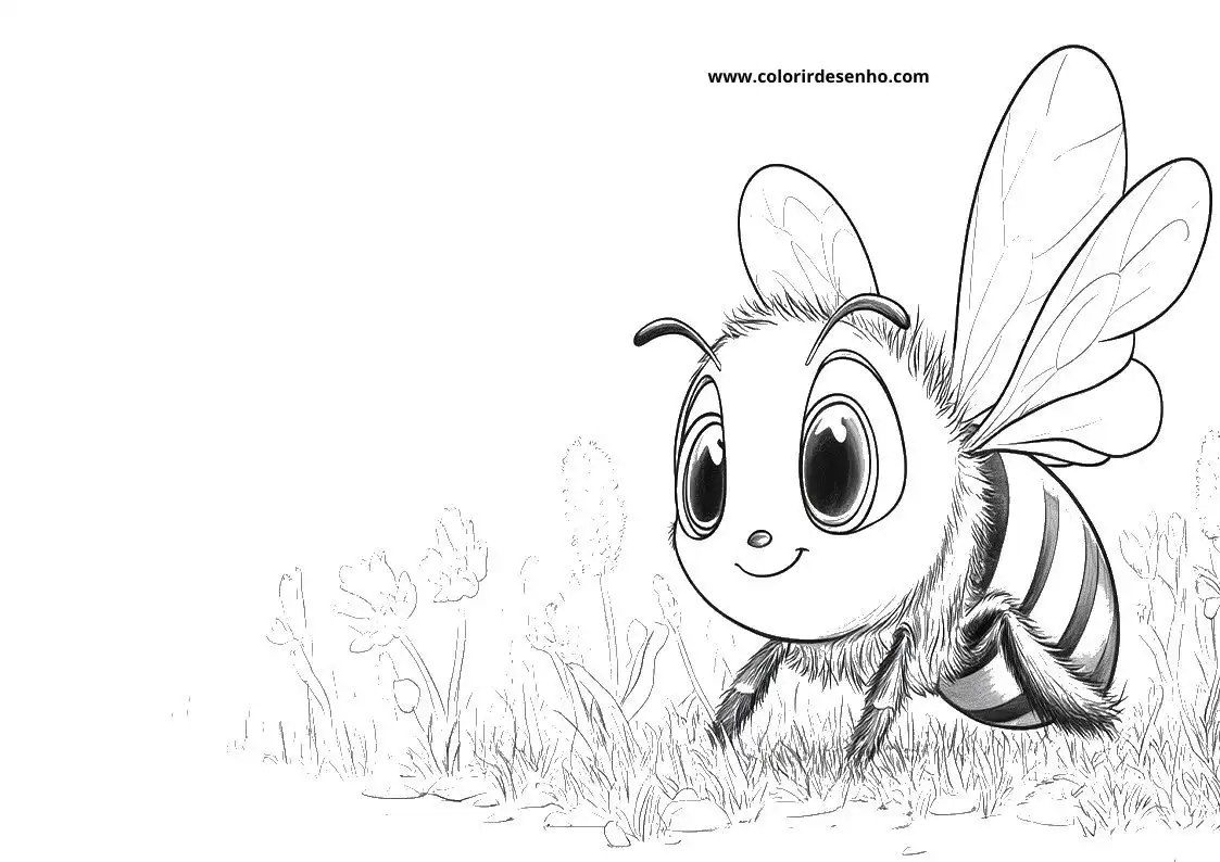 Bee Coloring Pages For All Ages 8