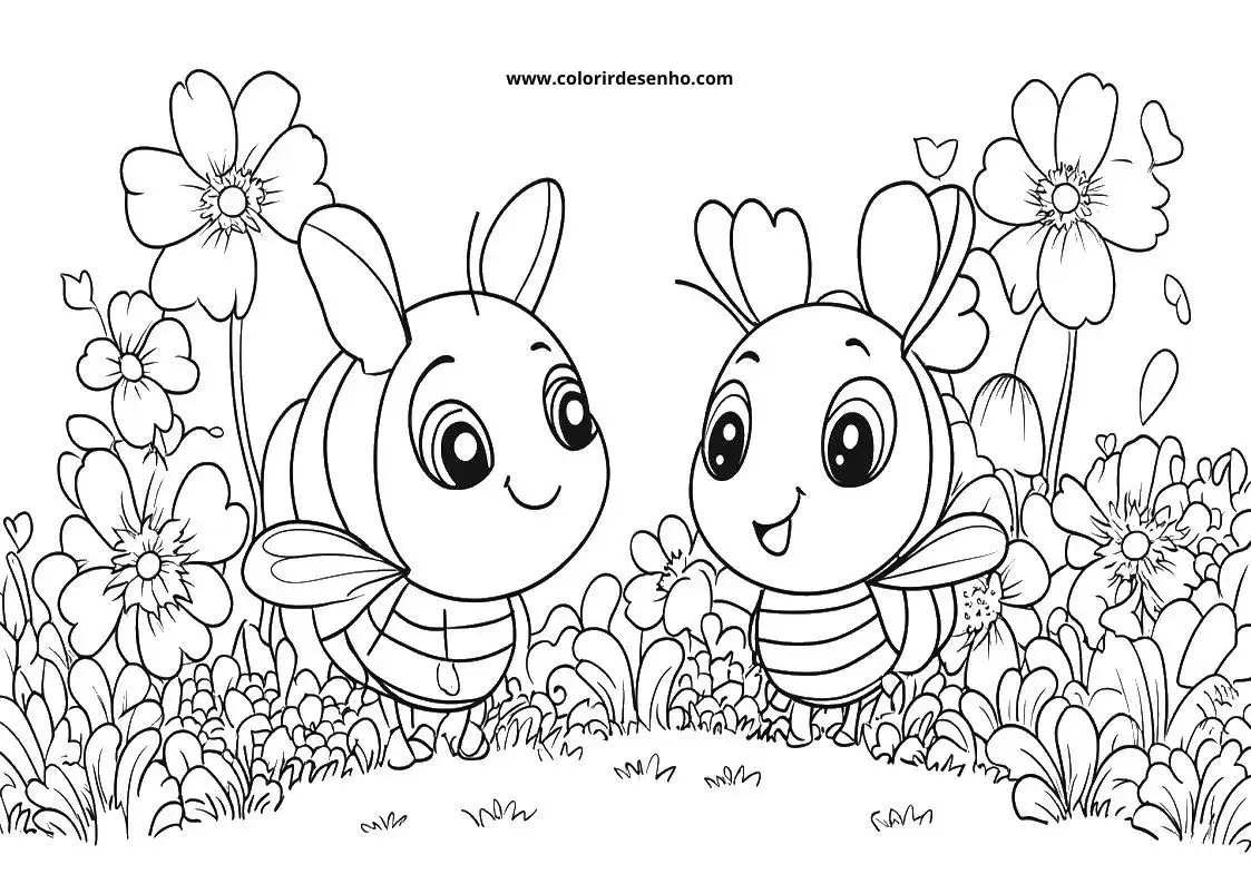 Bee Coloring Pages For All Ages 9