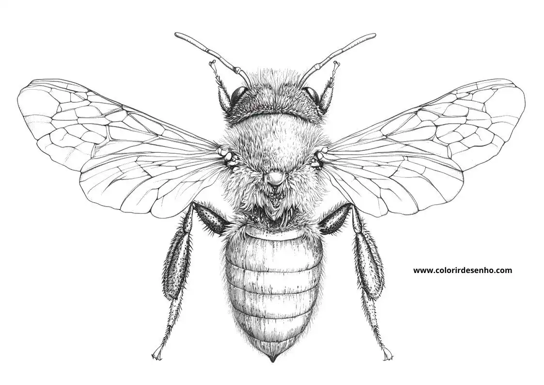 Bee Coloring Sheet 9