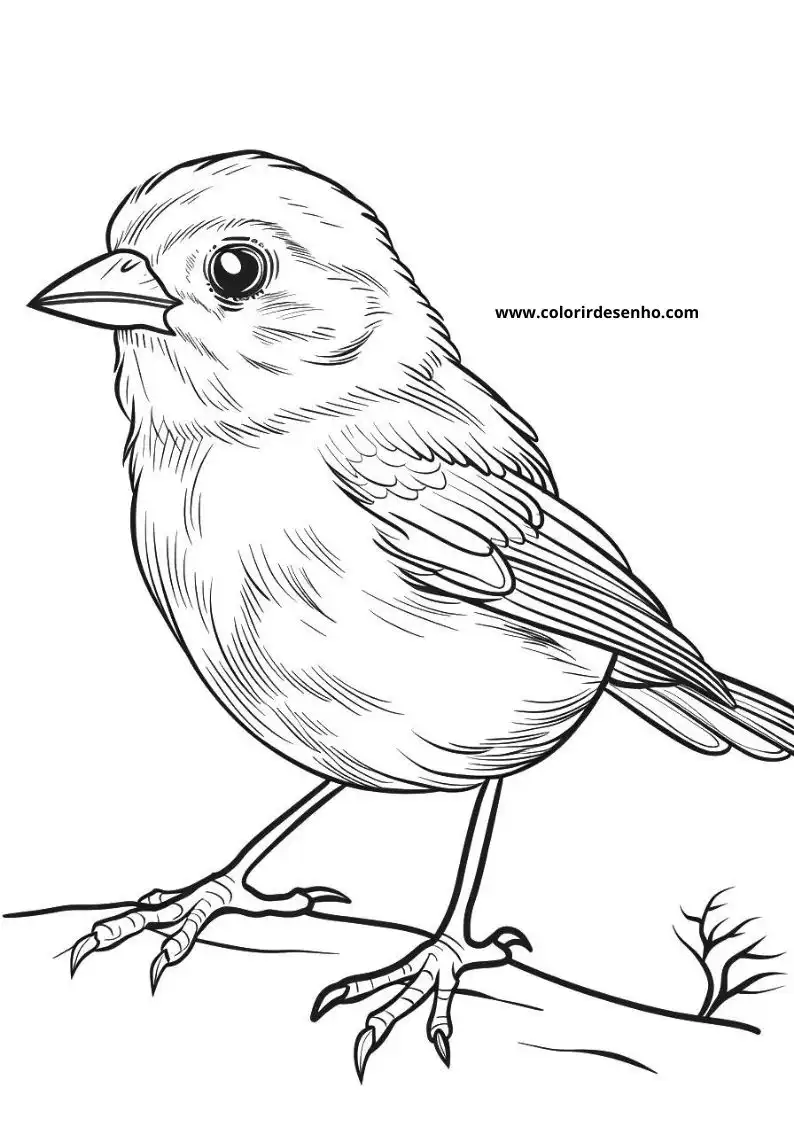 Bird Coloring Pages 7
