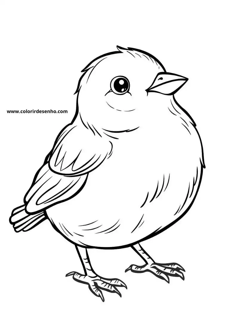 Bird Coloring Sheet 8