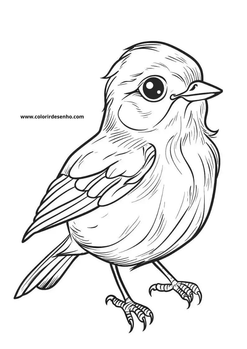 Bird Picture Coloring Pages 1
