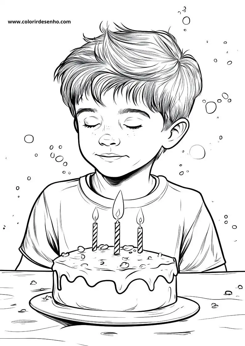 Birthday Coloring Pages For Kids And Adults 1