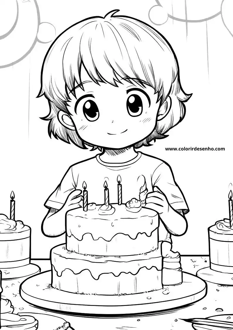 Birthday Coloring Pages For Kids And Adults 6