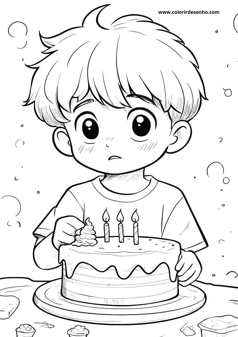 Birthday Coloring Pages For Kids And Adults 7