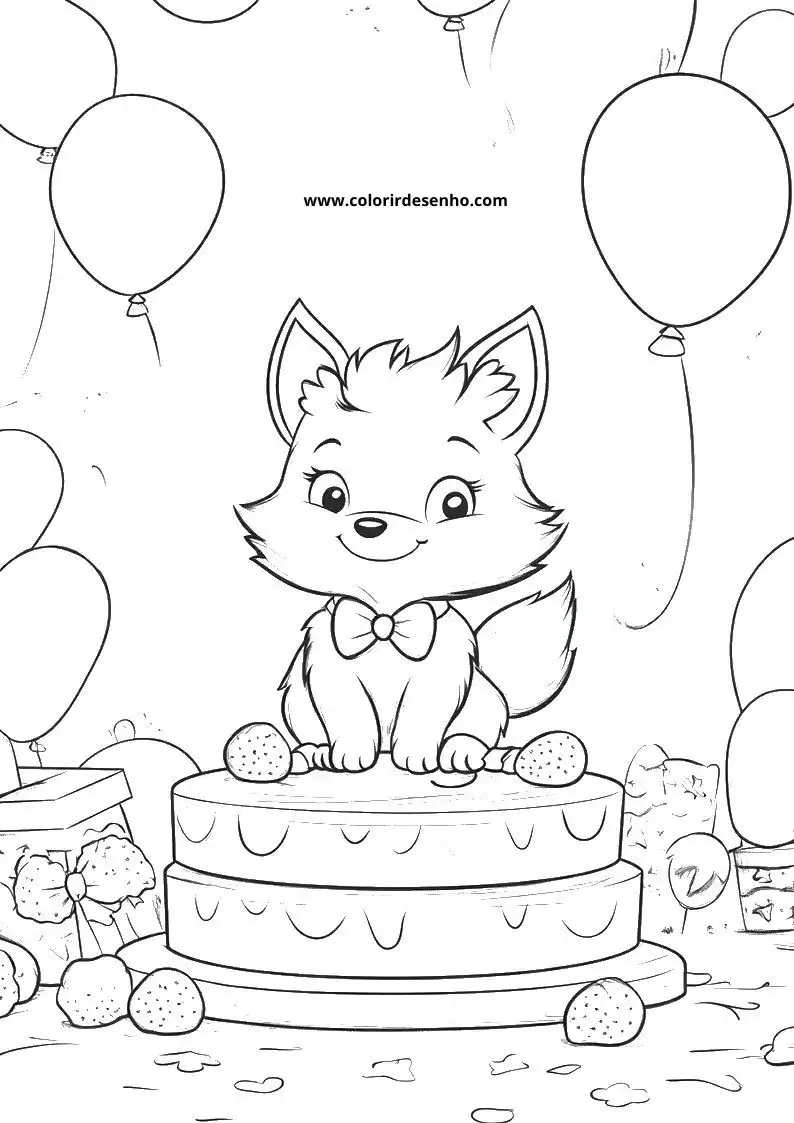 Birthday Coloring Pages For Kids And Adults 8