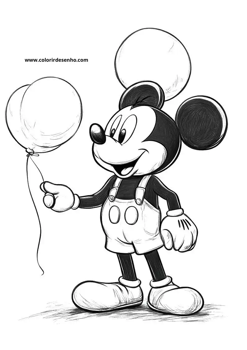 Birthday Drawing For Kids To Color 2