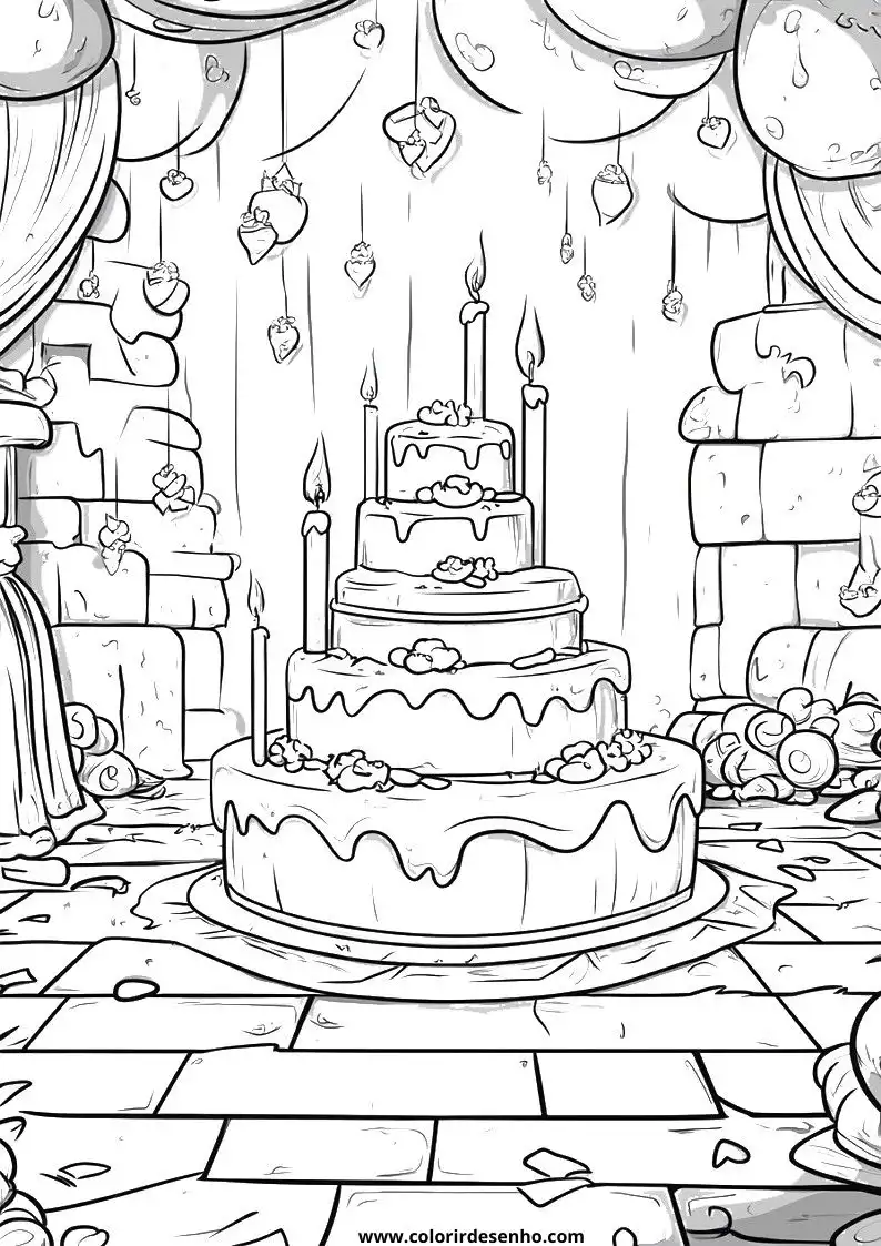 Birthday Free Printable Coloring Pages 5