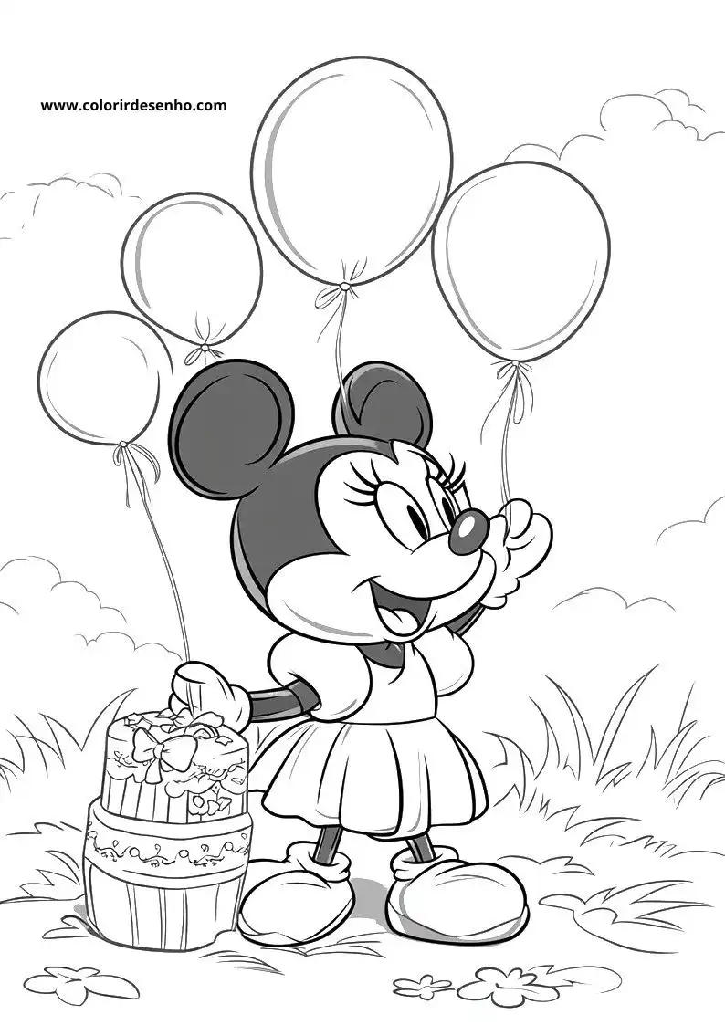 Birthday Picture Coloring Pages 7