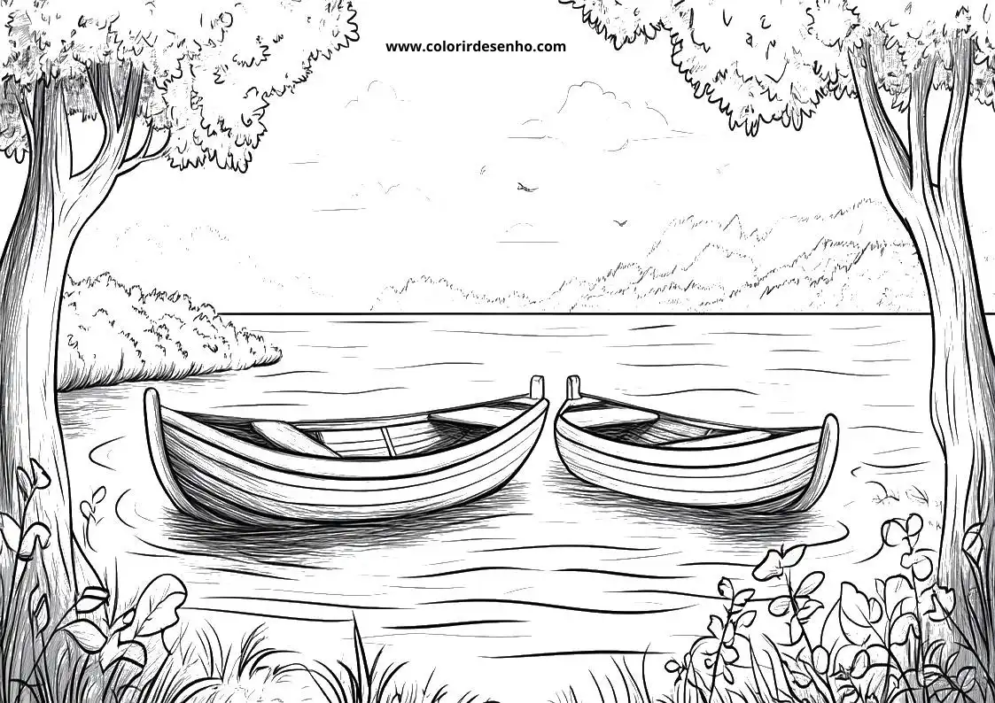 Boat Coloring Pages 1
