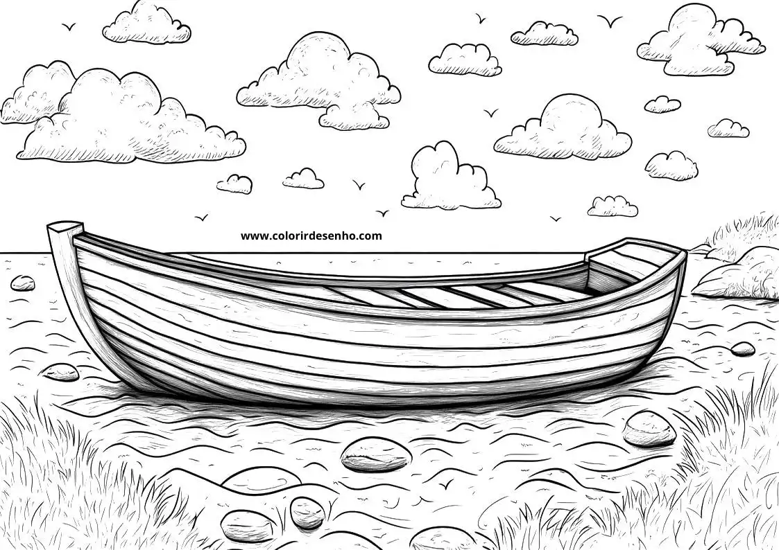 Boat Coloring Pages 10