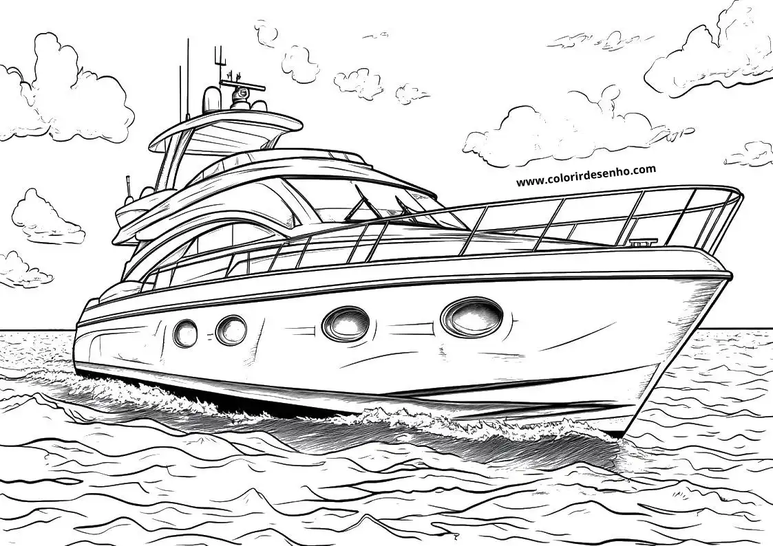 Boat Coloring Pages 11