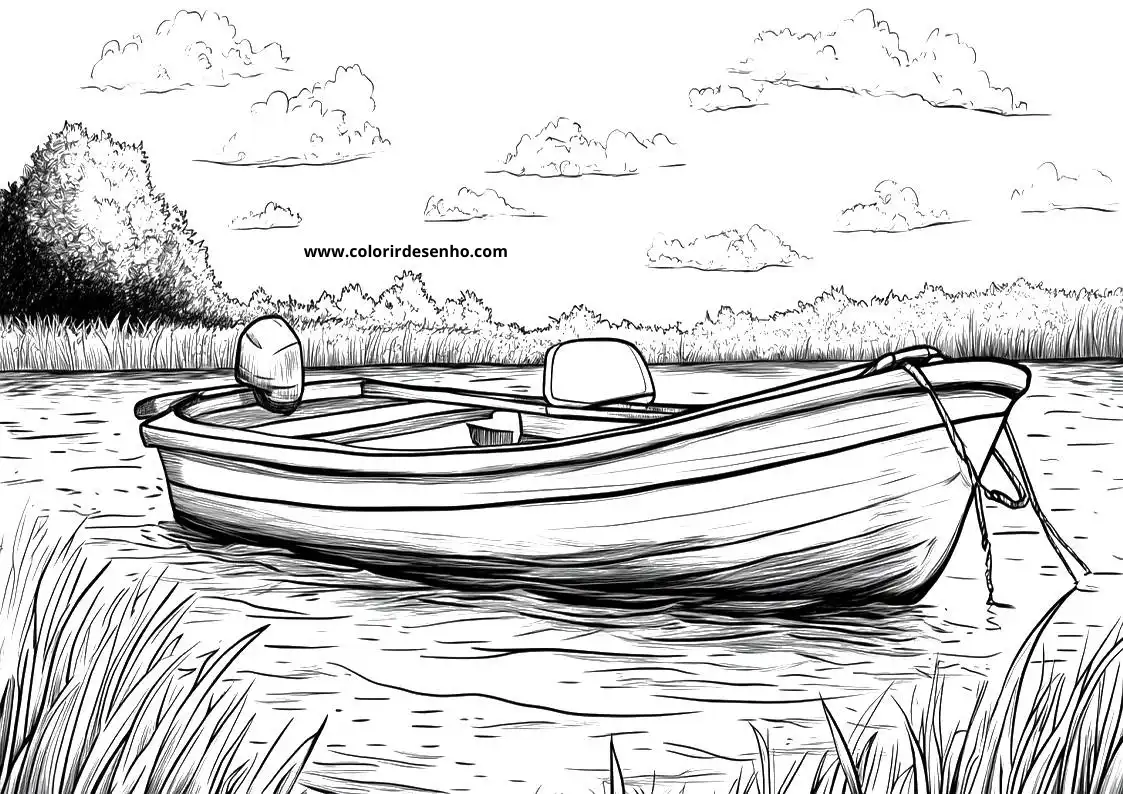 Boat Coloring Pages 12