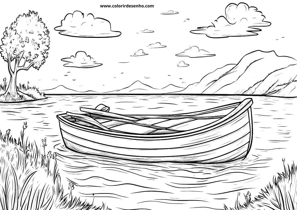 Boat Coloring Pages 3